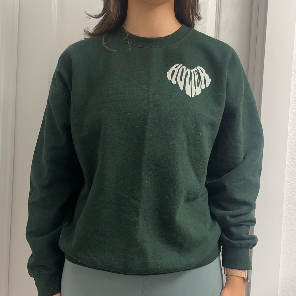 Dark Green Hozier Crewneck Sweatshirt